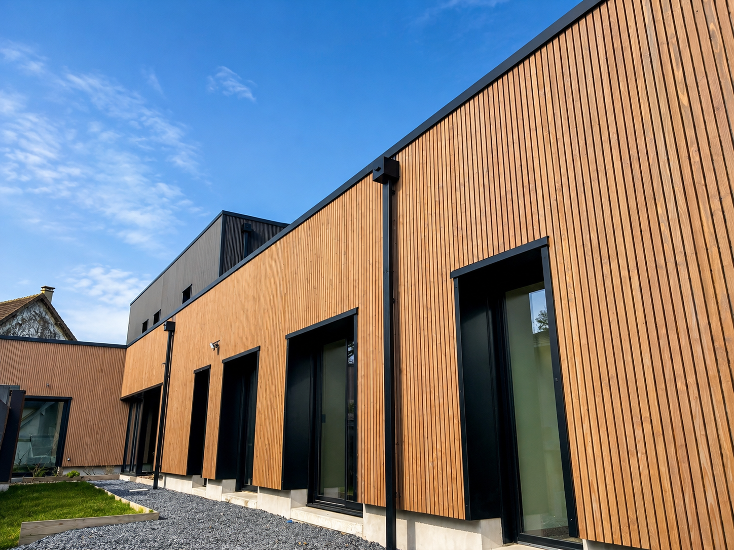 Construction d&rsquo;une maison à ossature bois