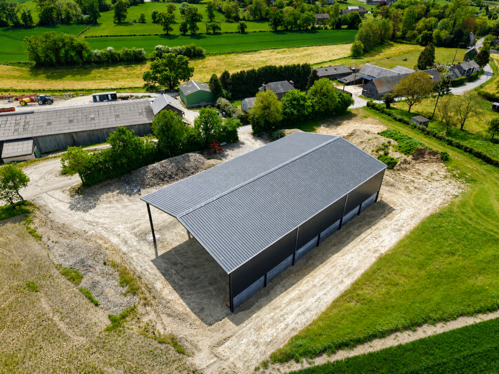 Construction d&rsquo;un bâtiment de stockage, Calvados