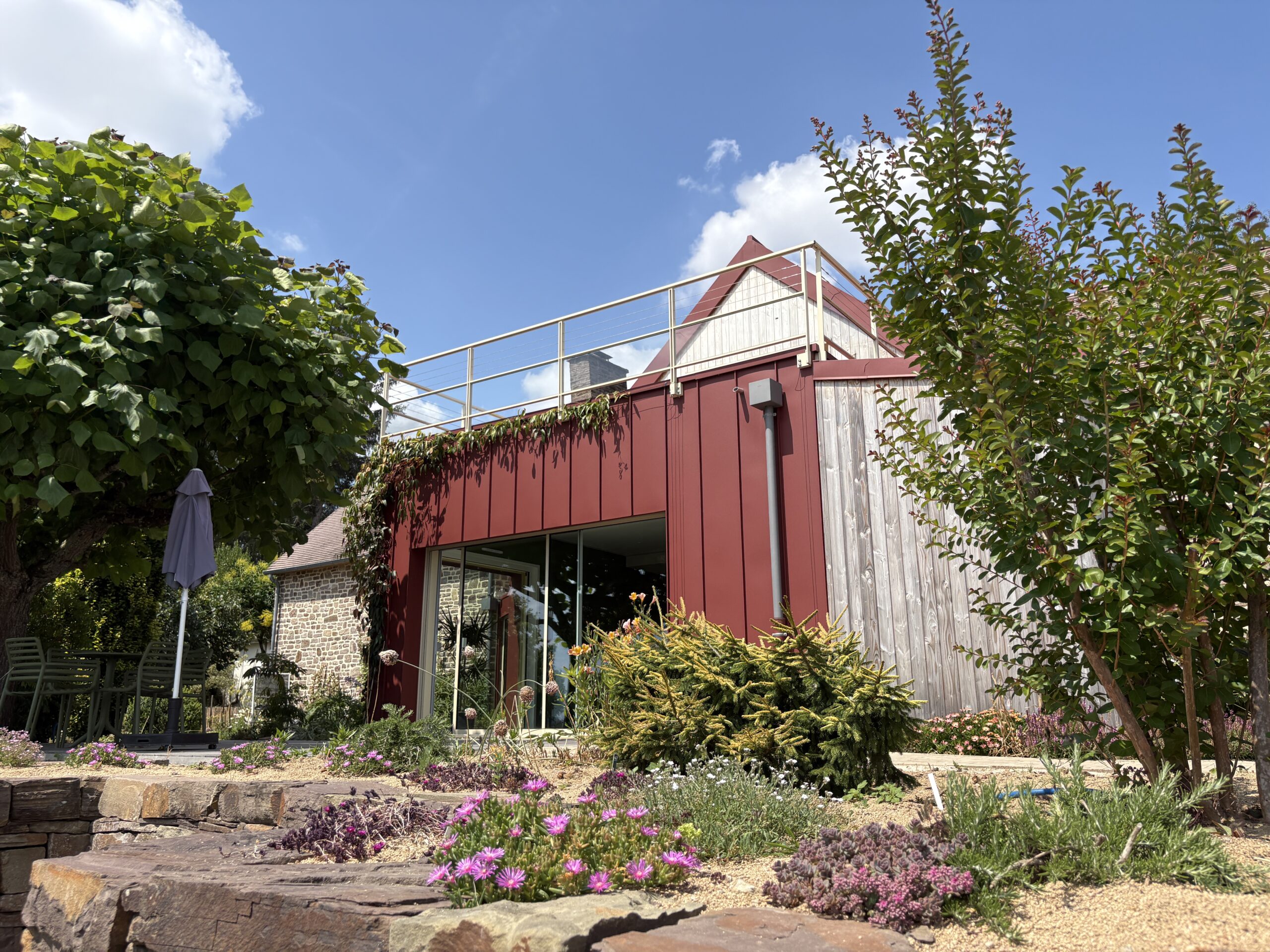 Leboucher Construction Extension en bois d'une maison Normandie